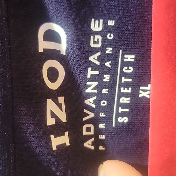 Mens Izod sweatshirt. COLOR Blue.Size XL. - Picture 3 of 4